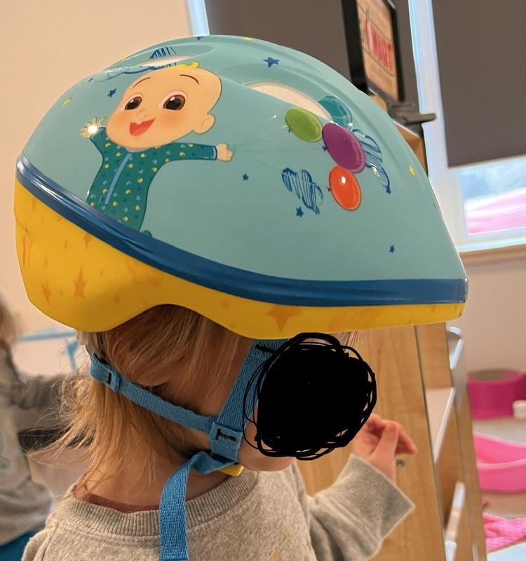 MV Sports CoComelon Kinder-Fahrradhelm – Verstellbar Für Kopfgröße 46–54 Cm, Mit EPS-Schutz & Belüftung