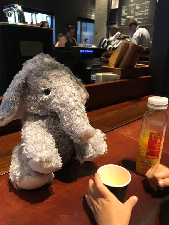 melissa & doug sterling elephant stuffed animal