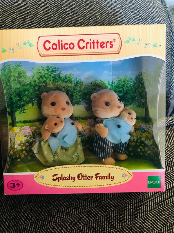 Calico critters 2024 otter family