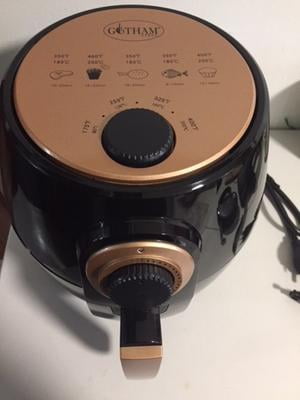 Gotham Steel 4 Qt Air Fryer, Small Air Fryer with Nonstick Copper Coating,  Oil Free Healthy Air Fryer with Rapid Air Technology, Easy to Use