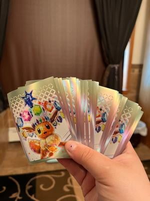 Pokemon Prismatic Evolutions Eevee Card Sleeves, 65 Count - Walmart.com Pokemon Prismatic Evolutions Eevee Card Sleeves, 65 Count - Walmart.com