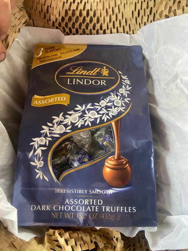 Lindt Lindor Extra Variety Assorted Dark Chocolate Truffles Candy