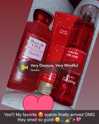 Bath & Body Works You're The One 3 Piece Bundle, Fragrance Mist