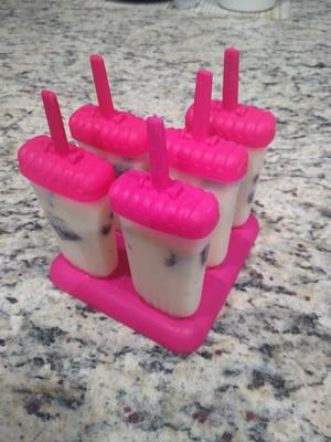 Crethinkaty Popsicle Mold Set, 6 Watermelon Popsicle Maker, Reusable Ice  Cream Molds - Dishwasher Safe, Tolder Babies and Homemade Popsicle