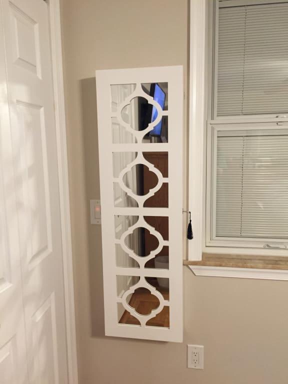Belham Living Lighted Locking Quatrefoil Wall Mount Jewelry Belham Living Lighted Locking