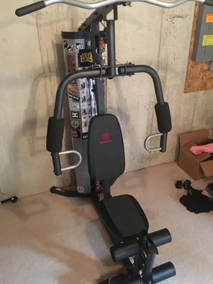 Marcy Home Gym System MWM 988 150lb Weight Stack Machine Multifunction Weightlifting Equipment Walmart