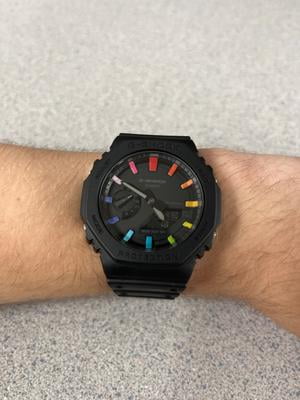Casio G-Shock Watch, Black Resin Band, Quartz, 200m Water