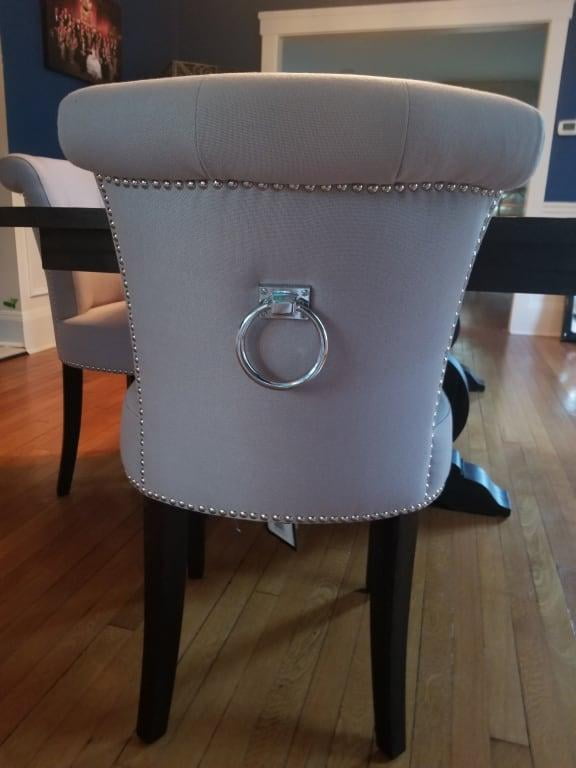 Safavieh Sinclair Ring Dining Chairs Taupe Set Of 2 Walmart Com