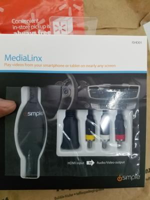 iSimple ISHD01 MediaLinx HDMI To Composite Video//Audio Adapter Cable Black