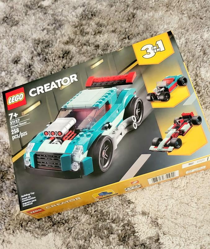 LEGO Creator Street Racer 31127, 258 Pieces, Speedy Muscle Car Toy