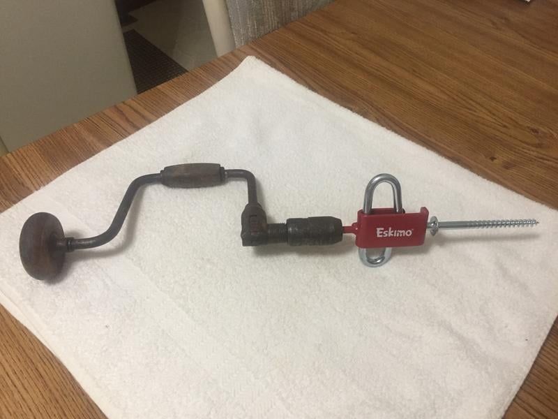 eskimo ice anchor drill adapter