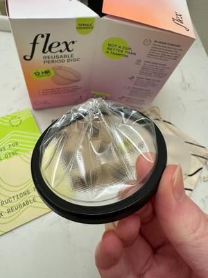 Flex Reusable Period Disc, Zero-Waste Menstrual Disc, Body-Safe
