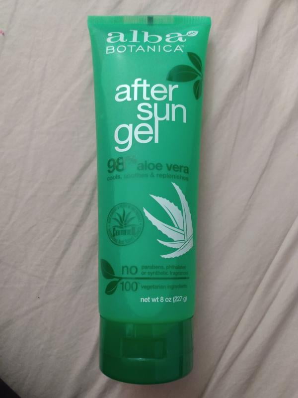 Alba Botanica Soothing Skin Treatment: Cooling 98% Aloe Vera After Sun Care  Gel, 8 oz - Walmart.com