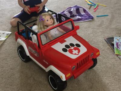 american girl doll jeep and trailer