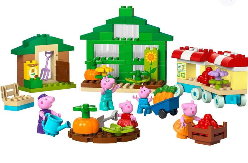 LEGO DUPLO Peppa Pig Grandpa Pig‚Äôs Garden & Greenhouse, 10461