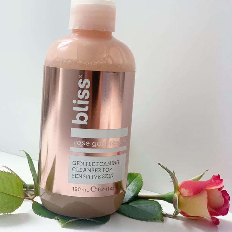 bliss rose gold face wash