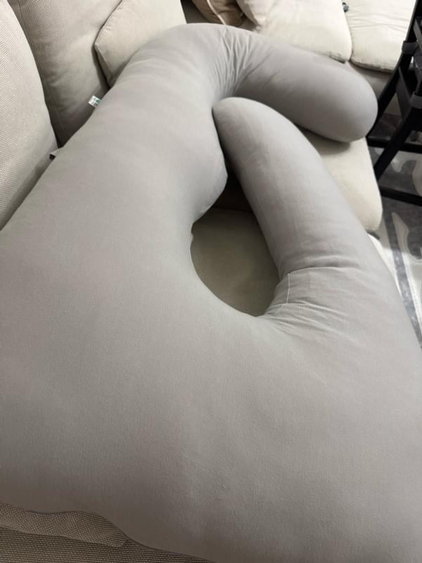 PharMeDoc Pregnancy Pillow C-Shape Body Pillow with Removable