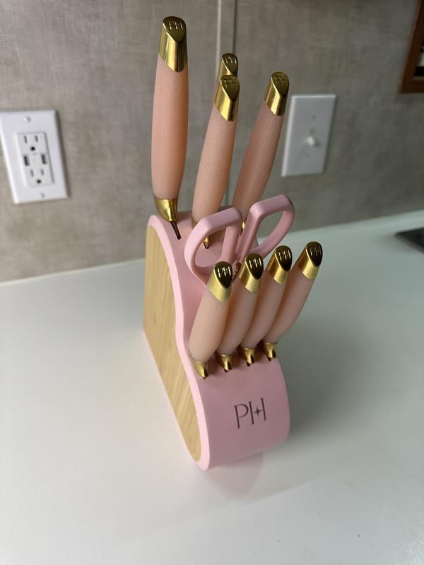 Paris Hilton 10-Piece Heart-Shaped Stainless Steel Knife