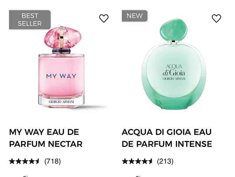 Giorgio Armani My Way Nectar EDP Spray, oz, Floral Fruity