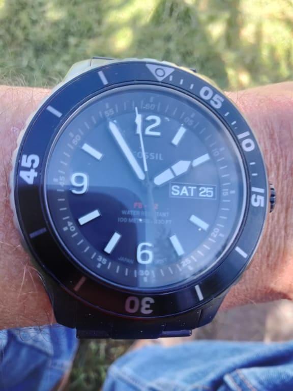 Black Stainless Steel Watch 