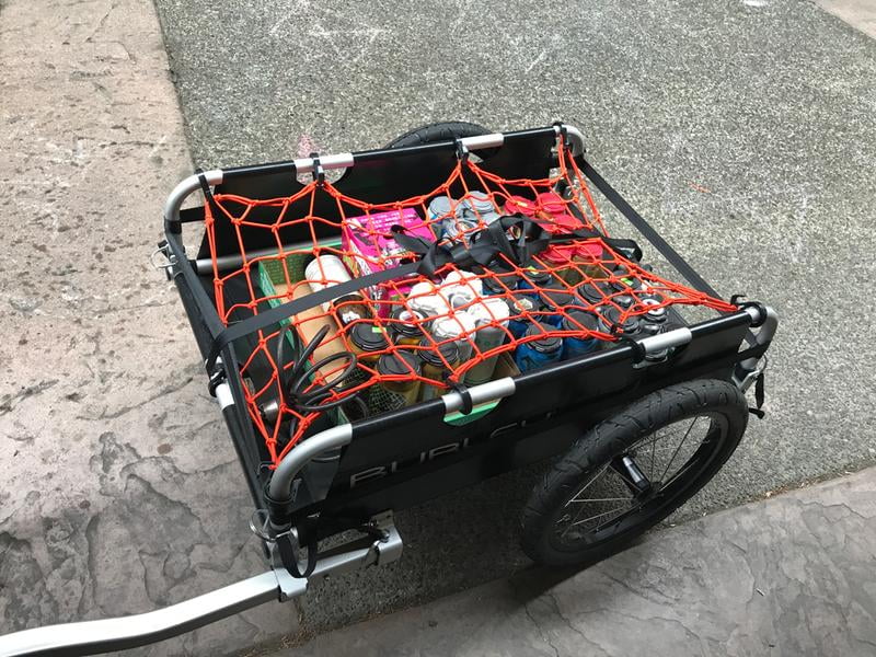 diy flatbed bike trailer
