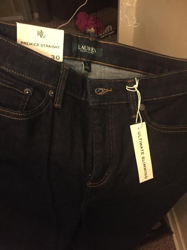 lauren ralph lauren ultimate slimming premier curvy straight jeans