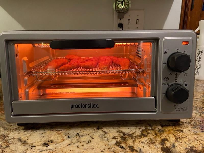 Proctor Silex Simply-Crisp Countertop Air Fryer Toaster Oven Combo