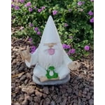 GlitZGlam Rocker Gnome 'George' - 10 Inch Tall Garden Statue For Fairy Gardens