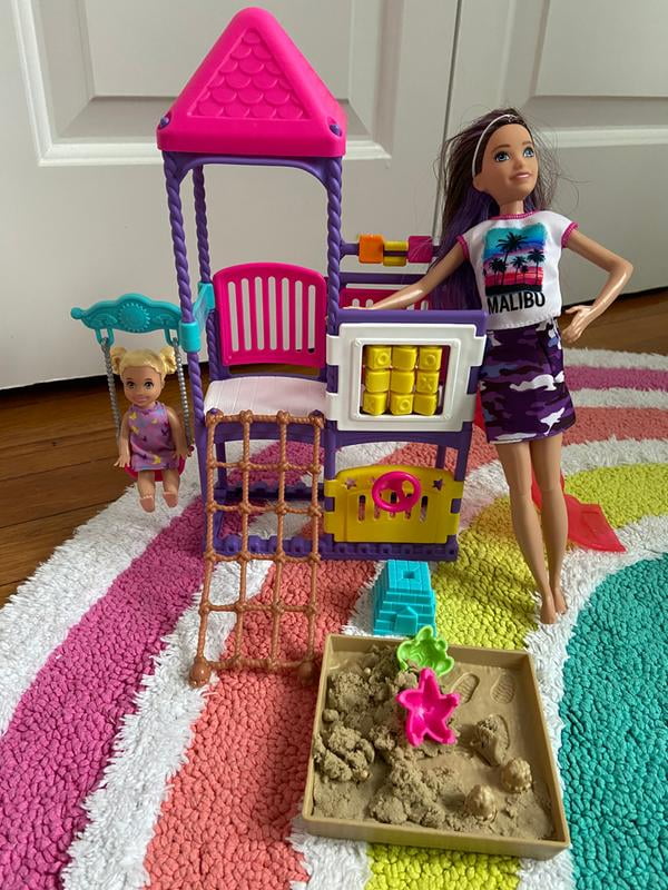 Blue Inc Mattel Barbie Skipper Babysitters Inc Climb N Explore Playground Dolls Playset 