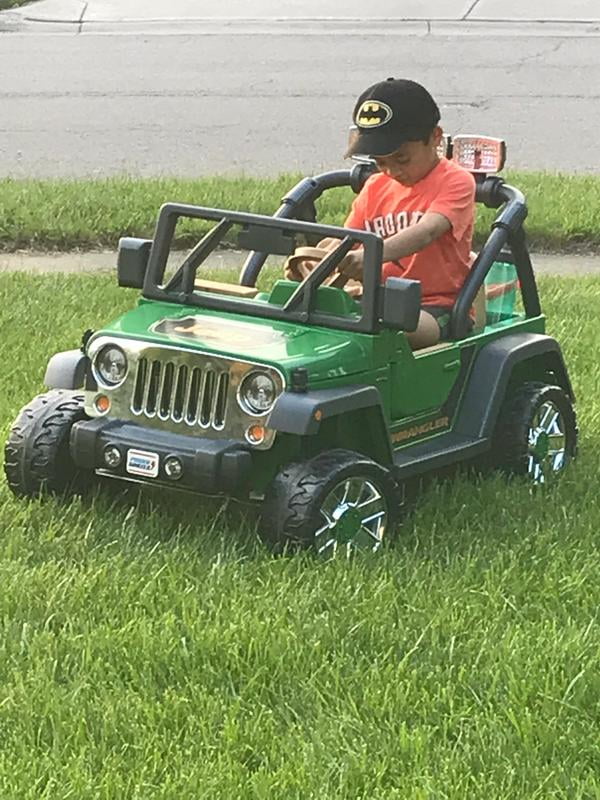 power wheels deluxe jeep wrangler 12 volt ride on