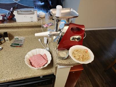zimtown 2800w max electric meat grinder sausage stuffer maker kitchen