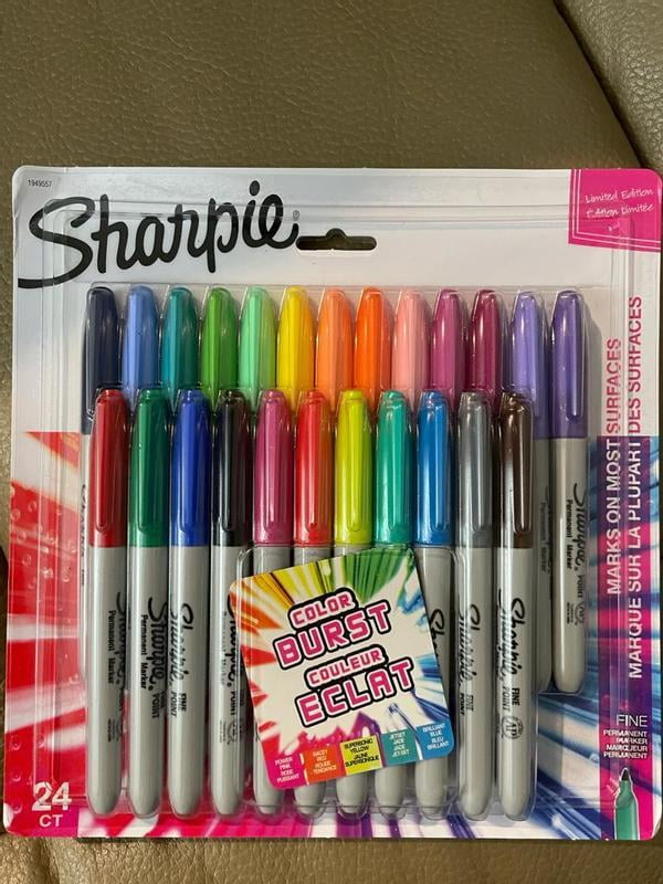 Sharpie® Fine Point Color Burst Permanent Markers, 24 pk - Fred Meyer