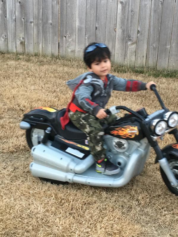 kids ride on harley davidson