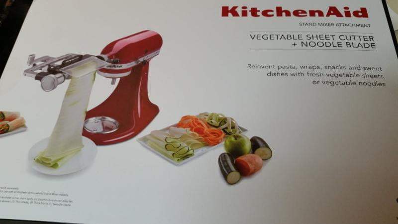 KitchenAid KSM2SCA Sheet Cutter Attachment, Silver: Home &  Kitchen