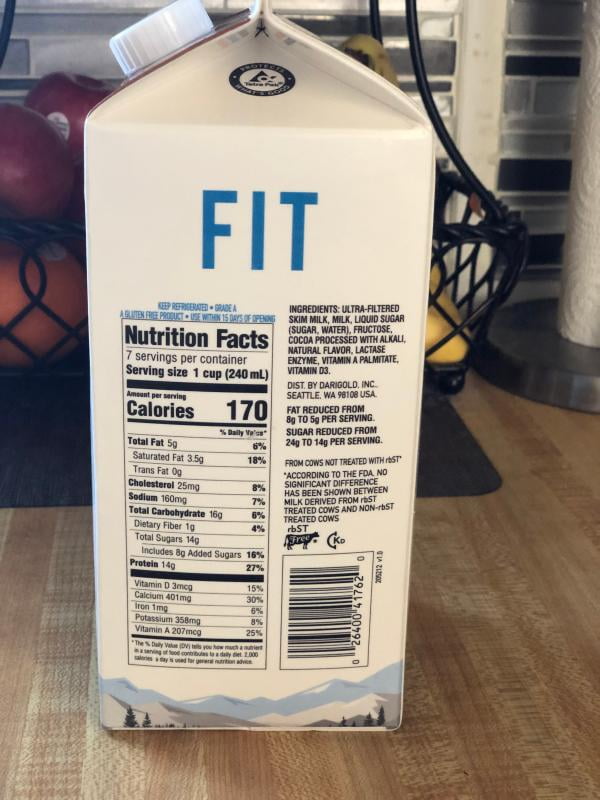 Darigold Fit Milk Chocolate 59 Oz Walmart Com Walmart Com