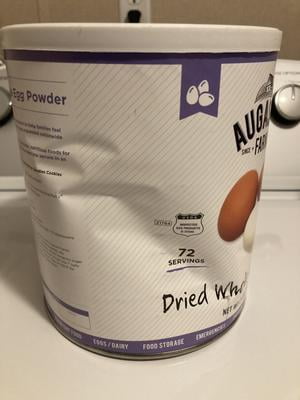 Augason Farms, Dried Whole Egg Powder, 85 Servings, Pasteurized