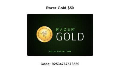 Razer Gold $50 Gift Card - [Digital] - Walmart.com