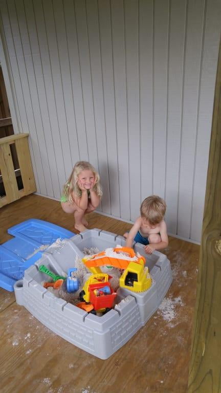 little tikes little digger sandbox