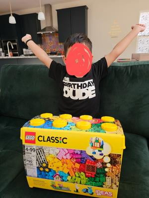 LEGO Classic Large Creative Brick Box, 790-Piece Set for Kids 4+