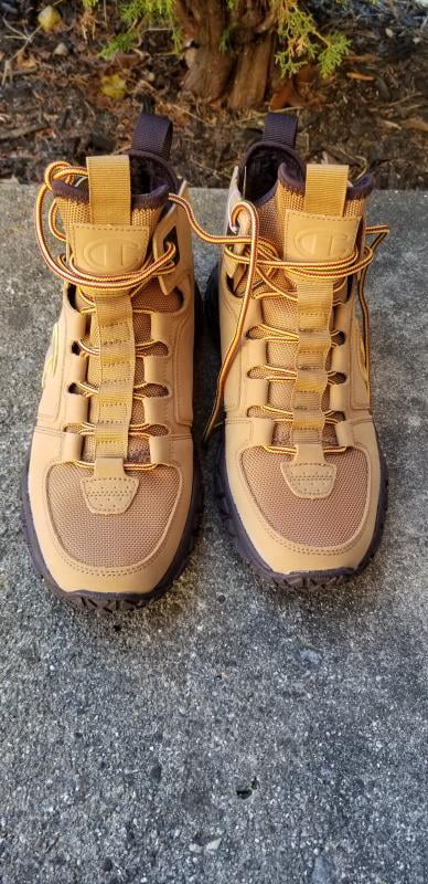 men's champion tank grid mid athletic sneaker boots