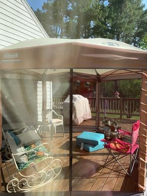 Instant Setup Canopy Sun Shelter Screen 