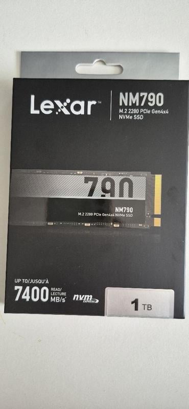 Lexar NM790 1TB PCIe Gen 4x4 NVMe M.2 SSD, Blazing Fast