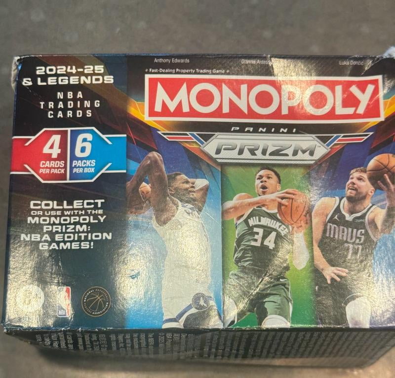 Panini Prizm Monopoly Collectibles, 2024-25 NBA Trading Cards Booster Box,  Rookie Packs - Walmart.com