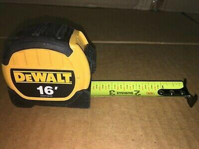 Dewalt 16 Ft L X 1 13 W Tape Measure Black Yellow 1 Pk Walmart Com Walmart Com
