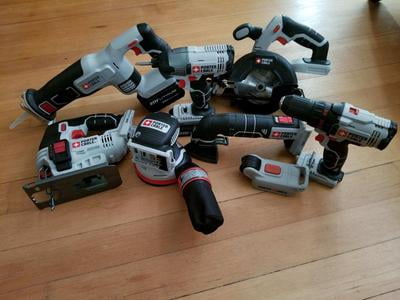 PORTER CABLE 20-Volt Max Lithium-Ion 8-Tool Combo Kit, PCCK6118