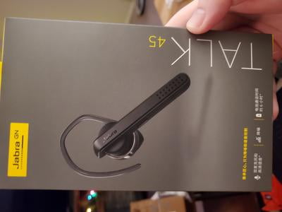 Jabra TALK 45 - Bluetooth Wireless Microphone Earpiece, Cordless