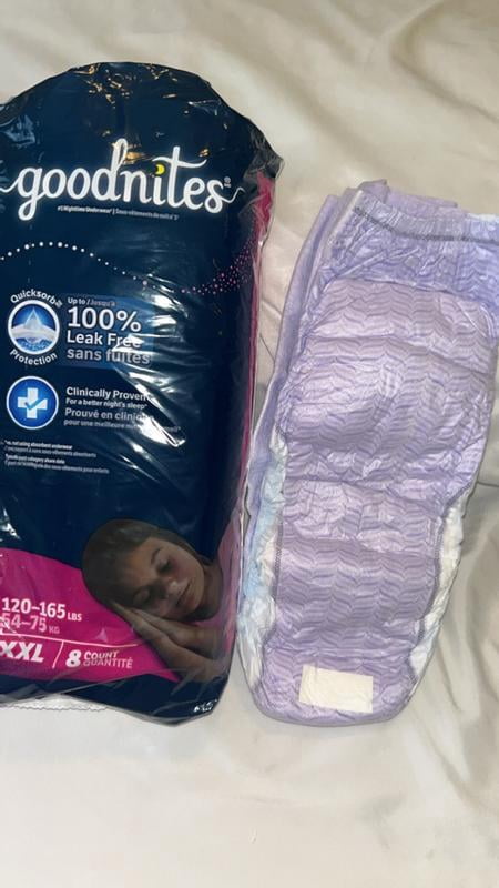 Customer reviews for Goodnites Girls Absorbent Disposable