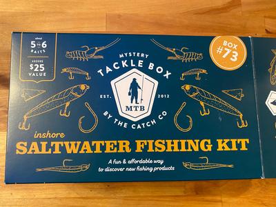Catch Co Mystery Tackle Box Motherlode Bass Fishing Crate, Largemouth Bass, Smallmouth Bass, Freshwater Fishing Kit