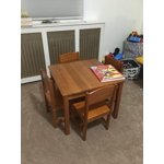 Kidkraft Farmhouse Table 4 Chair Set Espresso Walmart Com Walmart Com