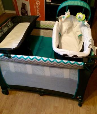 ingenuity smart and simple playard walmart